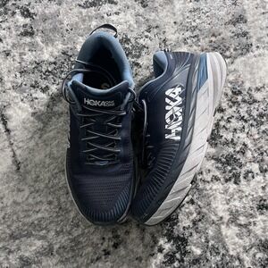 Hoka One One Bondi 7 Running Shoes Mens US Size 9m Ombré Blue Provincial Blue